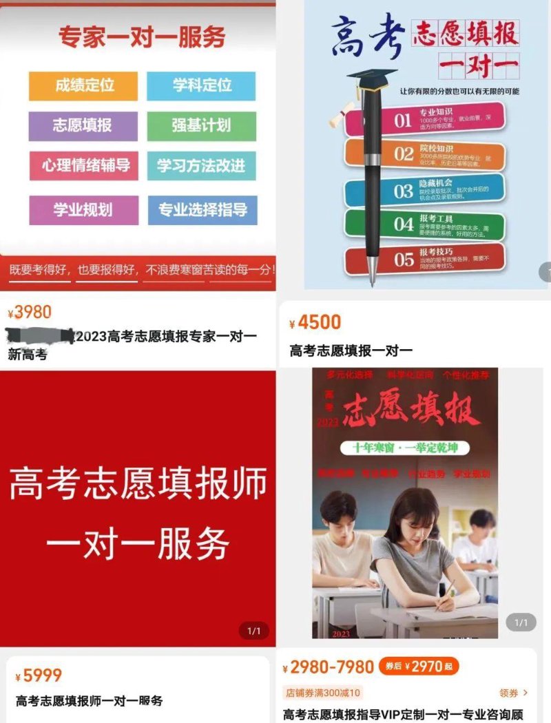 志愿填报一对一